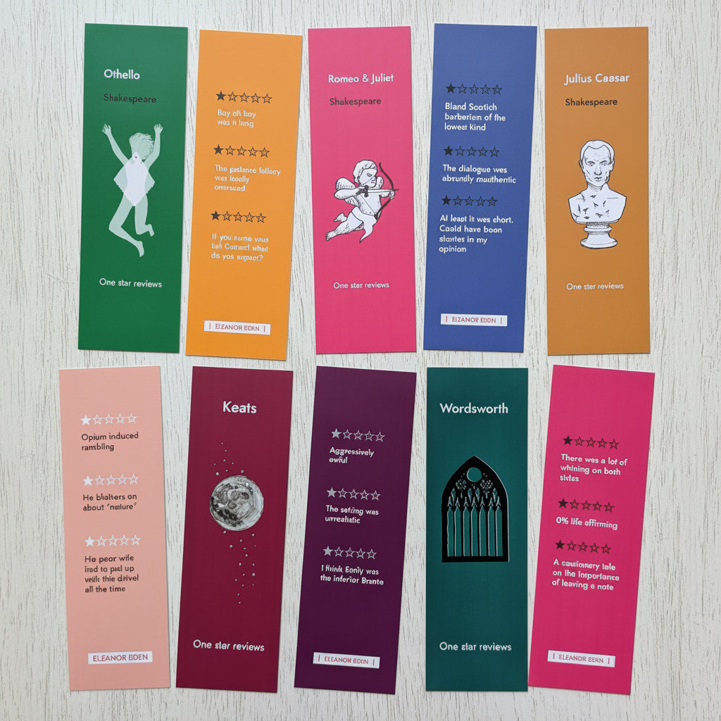 Bookmarks: Literary Book Markers from £0.50 - The Literary Gift Shop
