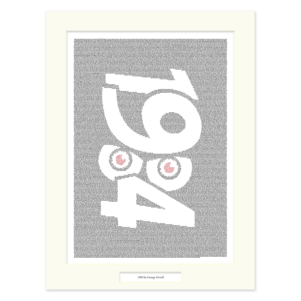 1984 Matted Print