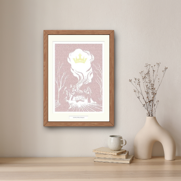 Macbeth Matted Poster Print