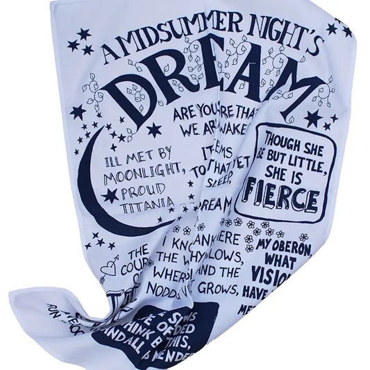 A Midsummer Night's Dream Quotes Tea Towel