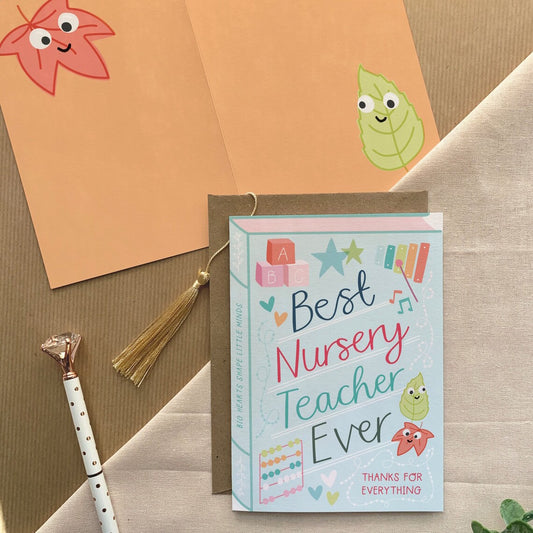 Best Nursery Teacher Ever Greeting Card 2