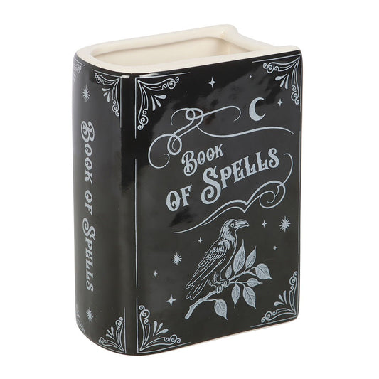 Book of Spells Gothic Flower Vase