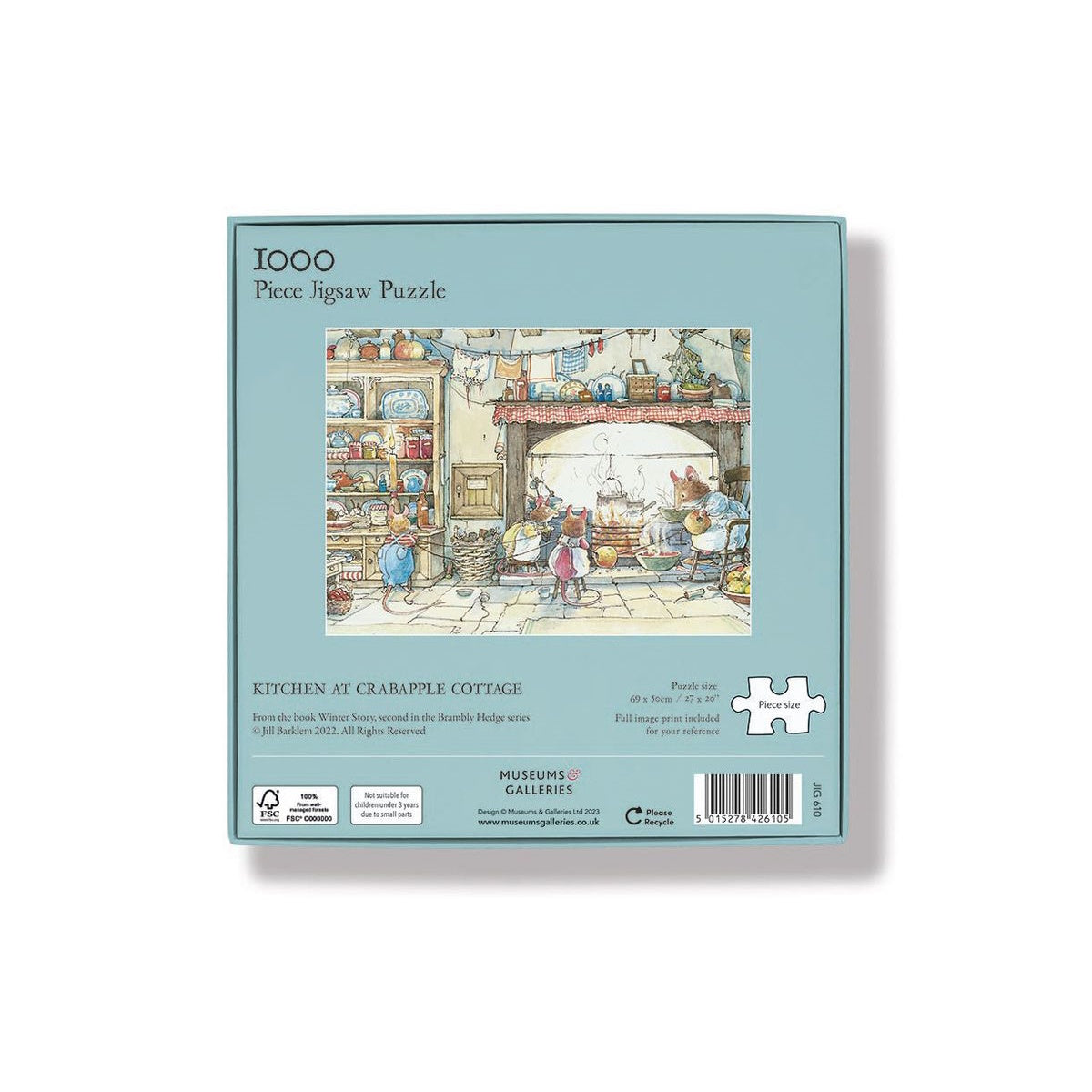 Brambly Hedge Kitchen at Crabapple Cottage 1000 Piece Jigsaw Puzzle