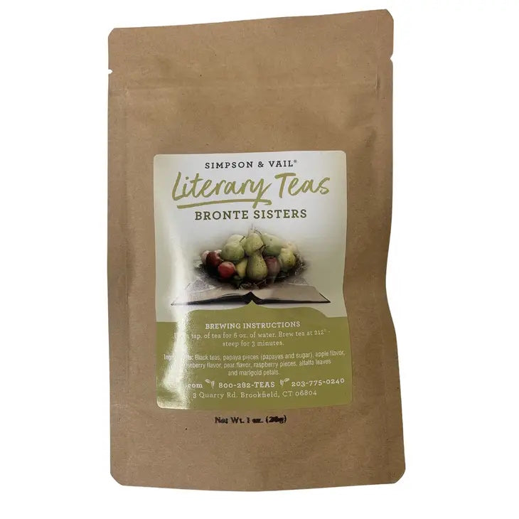 Brontë Sisters' Black Tea Blend Literary Tea Pouch