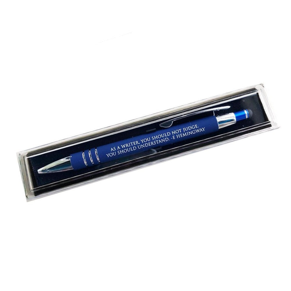 Ernest Hemingway Quote Pen
