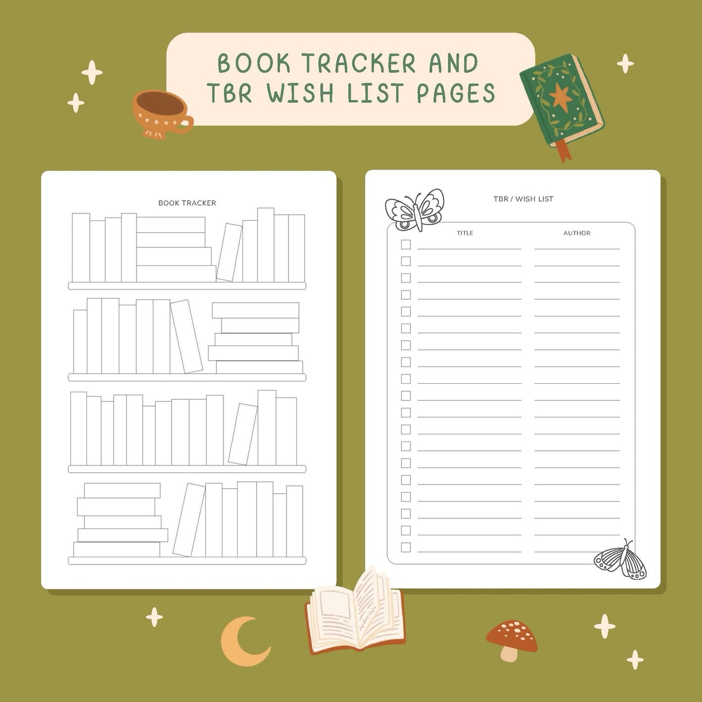 Fantasy Forest Reading Journal