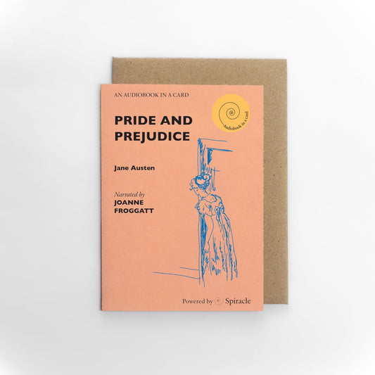 Audiobook in A Card: Jane Austen’s Pride and Prejudice