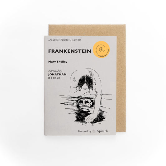 Audiobook in A Card: Mary Shelley’s Frankenstein