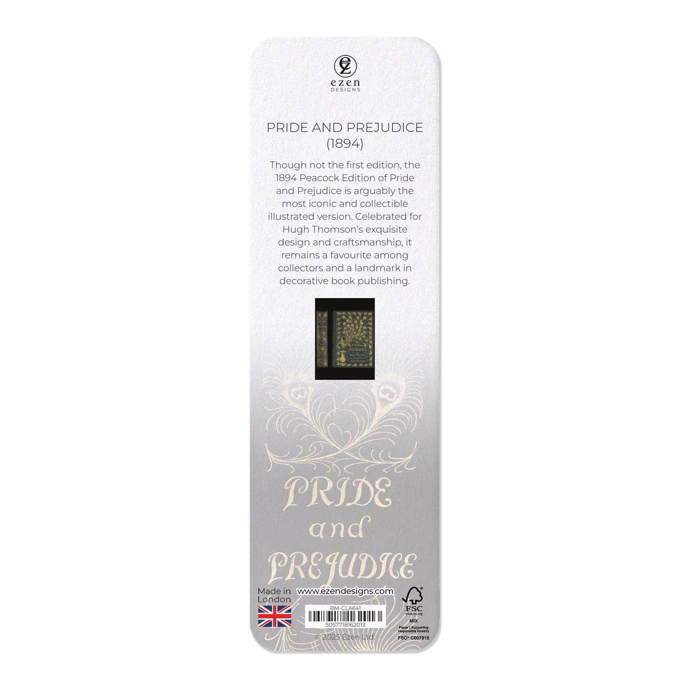 Pride and Prejudice (1894): Victorian Bookmark