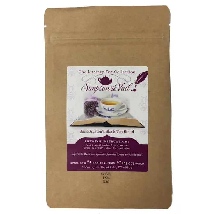 Jane Austen's Black Tea Blend Literary Tea Pouch