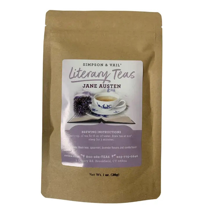 Jane Austen's Black Tea Blend Literary Tea Pouch