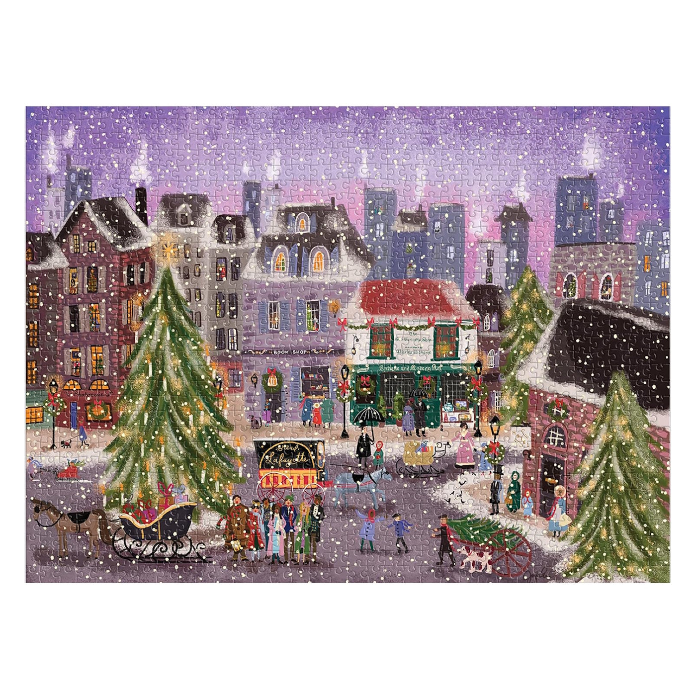 Joy Laforme Christmas Square 1000 Piece Puzzle