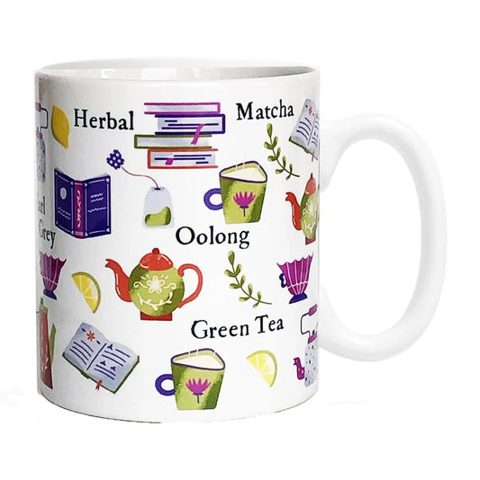 Literary Tea Ceramic Mug