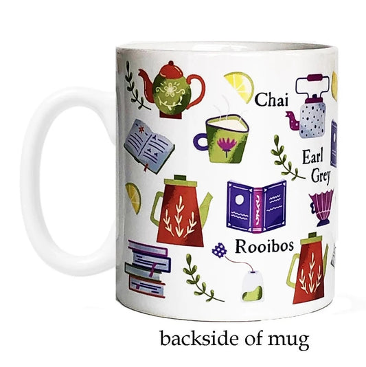 Literary Tea Ceramic Mug
