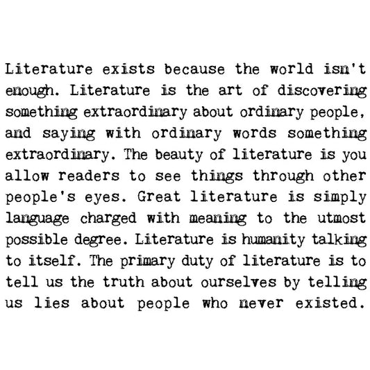 Literature Buff Unframed A5 Print