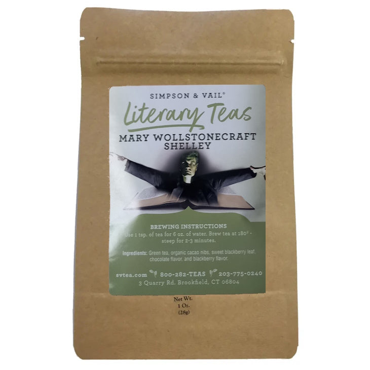Mary Shelley's Green Tea Blend Literary Tea Pouch