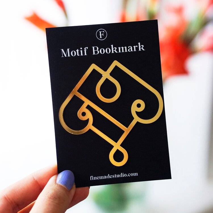 Brass Motif Bookmark