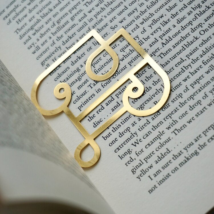 Brass Motif Bookmark