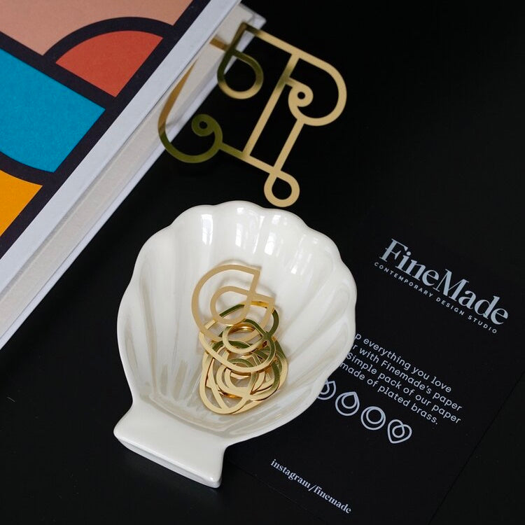 Brass Paper Clip Set