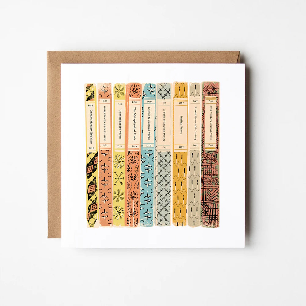 Penguin Poetry - Blank Greetings Card