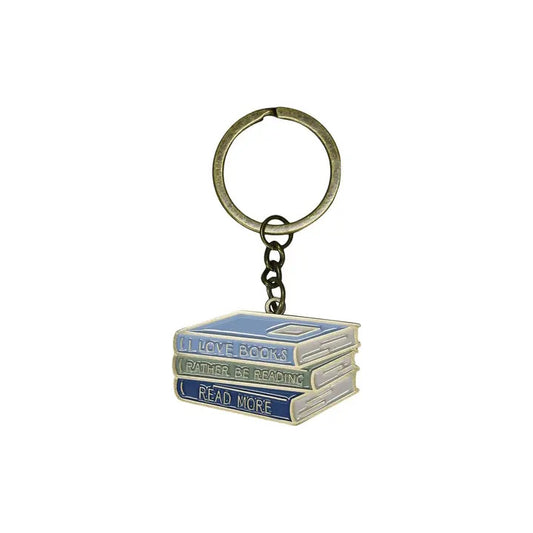 Pulteney Press Rather Be Reading Metal Keyring