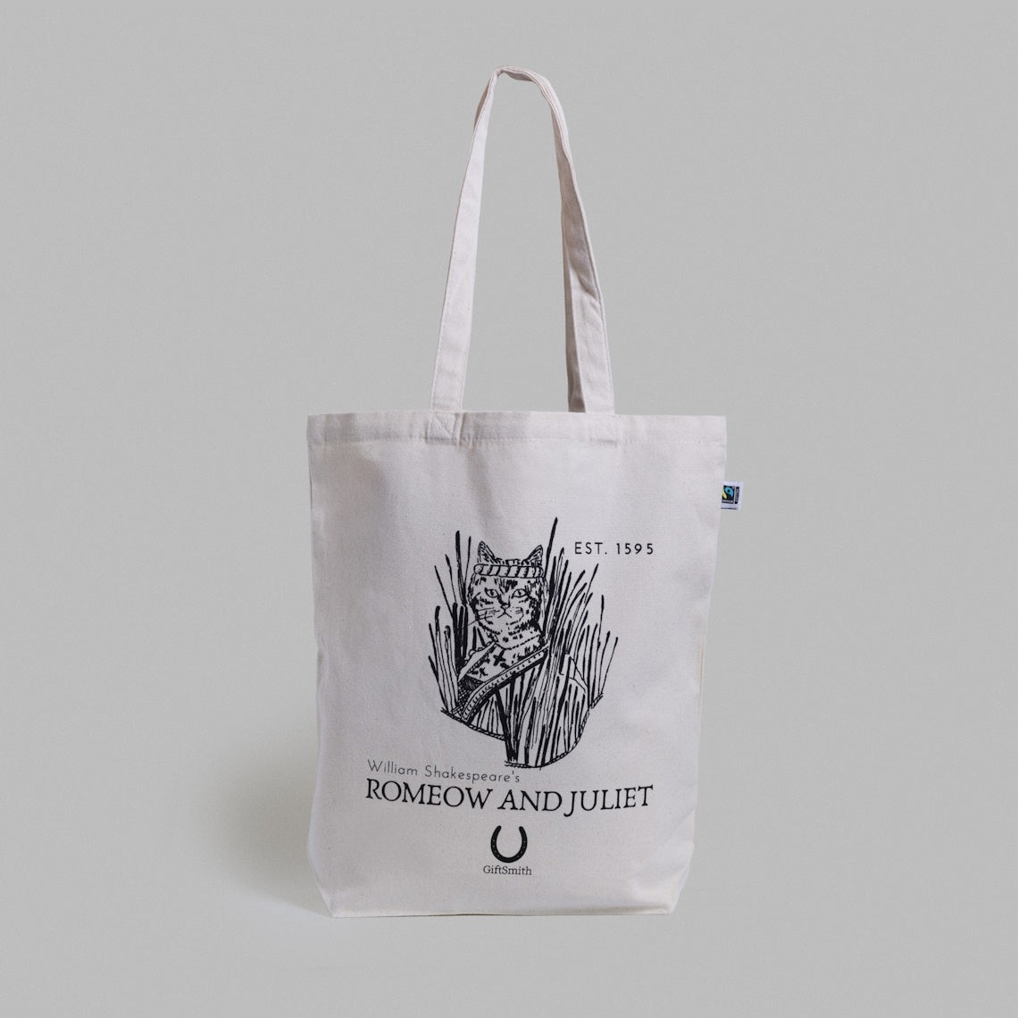 Romeow and Juliet Fairtrade Organic Tote Bag