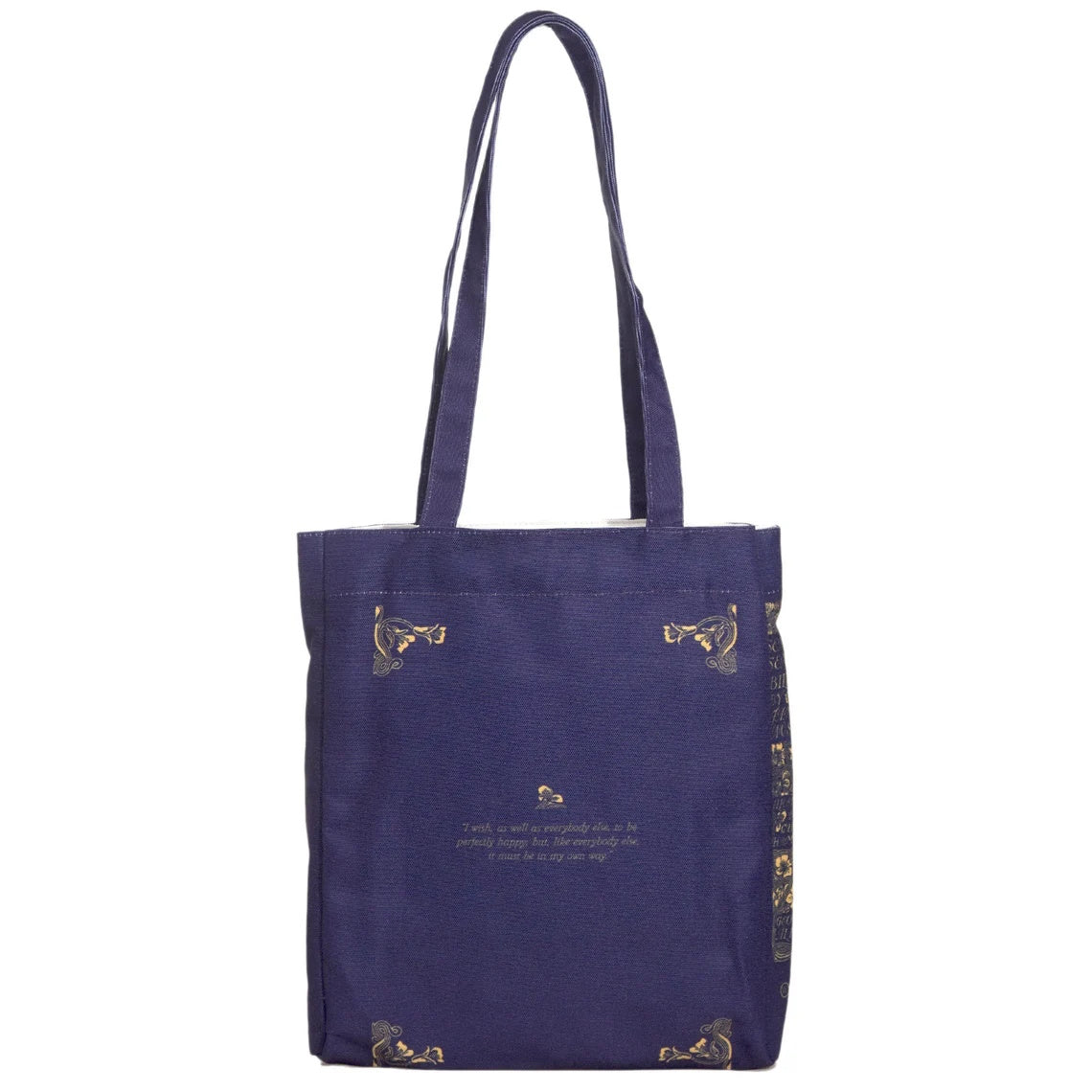 Sense and Sensibility Navy Blue Tote Bag
