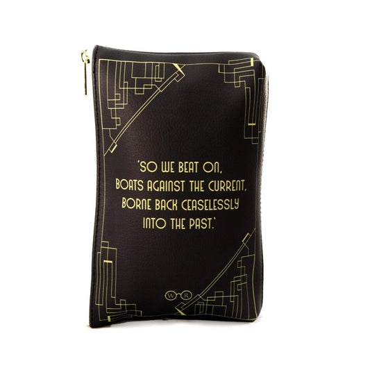 The Great Gatsby Art Deco Black Zipped Pouch