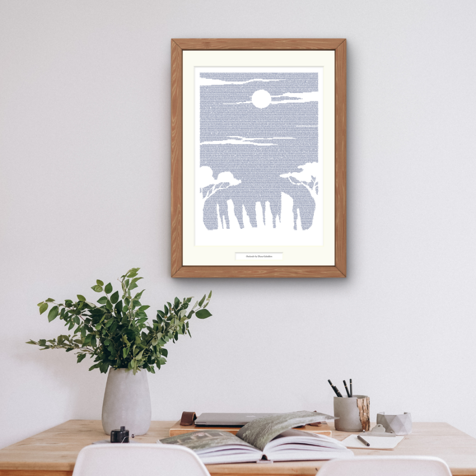 Outlander Matted Poster Print