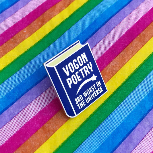 Vogon Poetry Enamel Pin