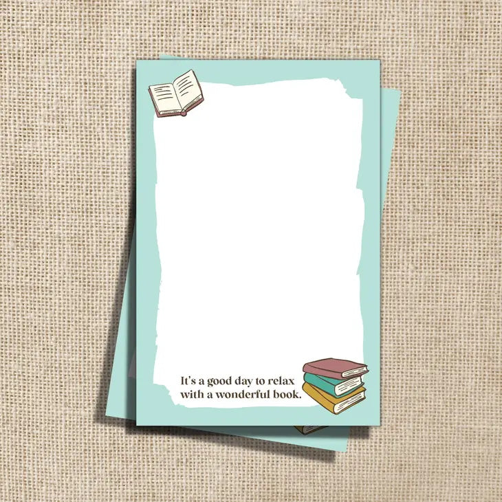 Good Day to Read a Book Notepad