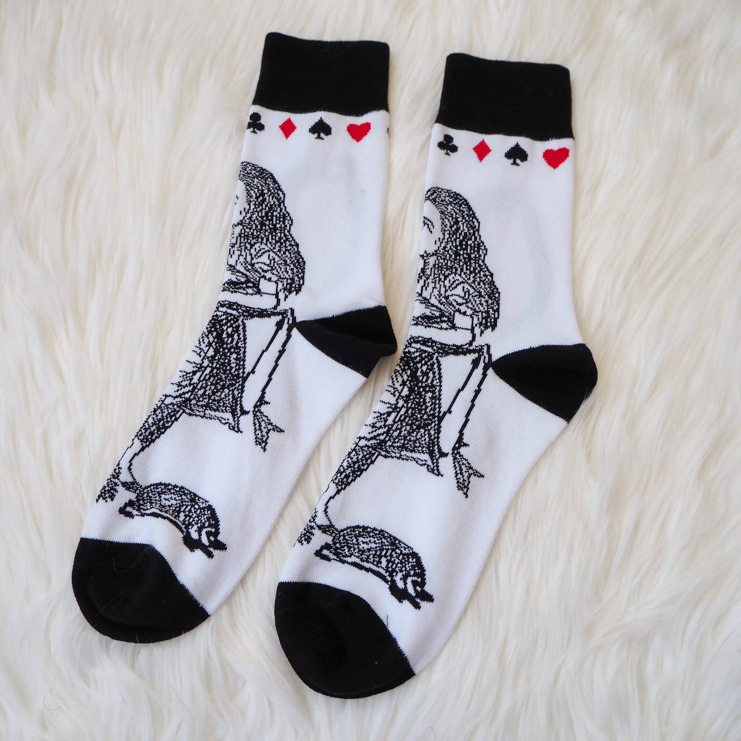 Alice in Wonderland Socks from Literary Emporium.