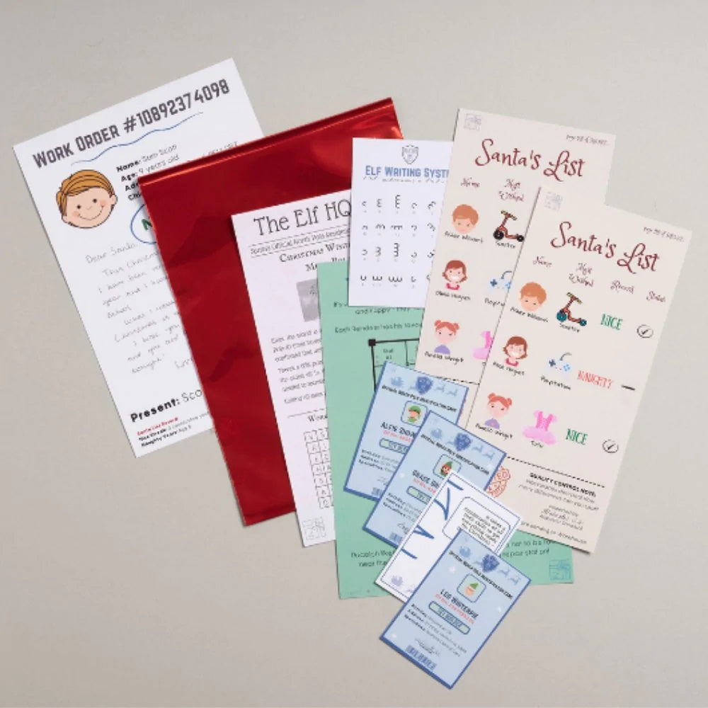 Christmas Children’s Escape Room Game - Elf HQ (Age 6-9)