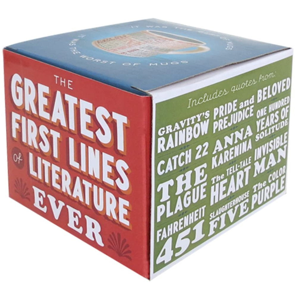 First Lines of Literature Mug