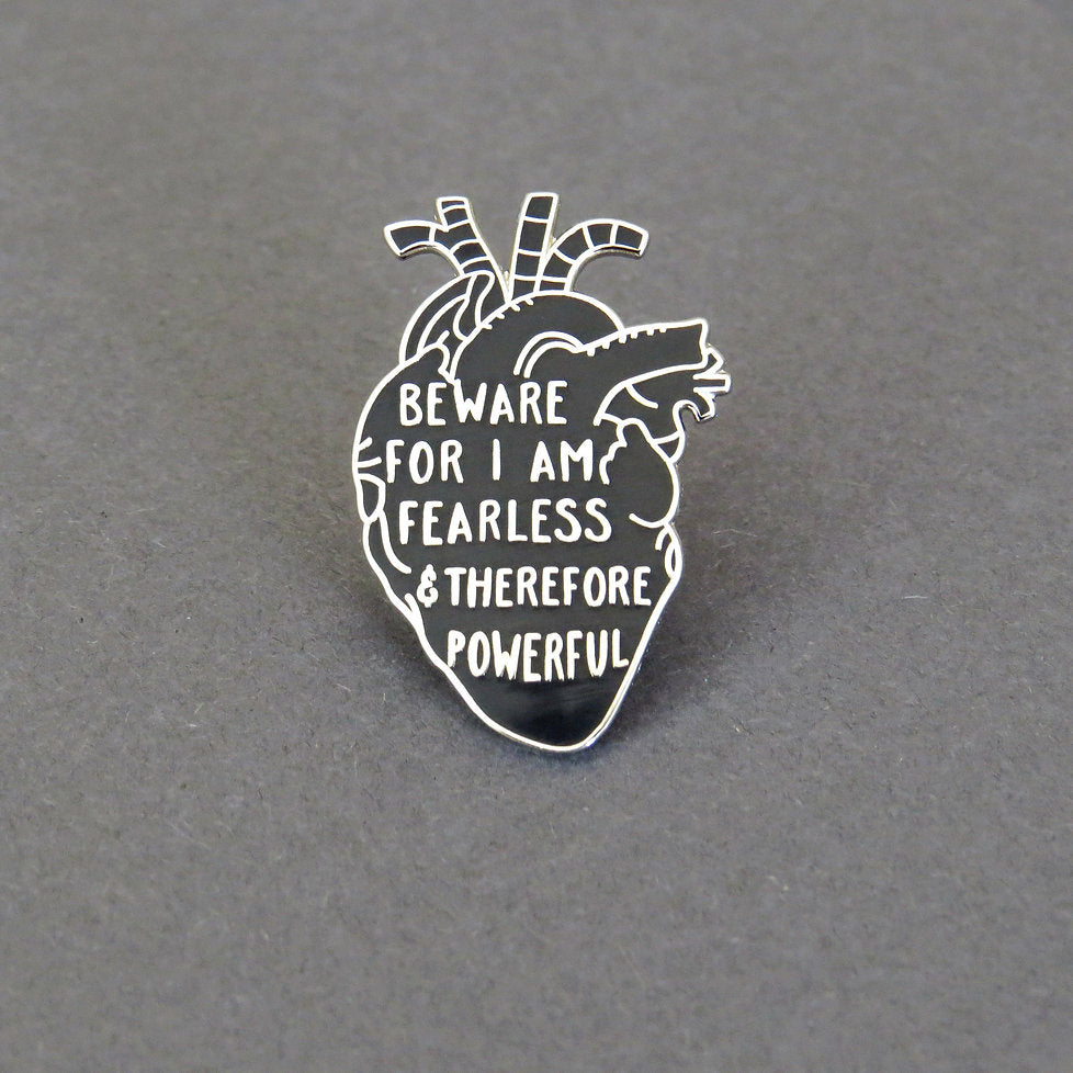 Frankenstein Anatomical Heart Enamel Pin