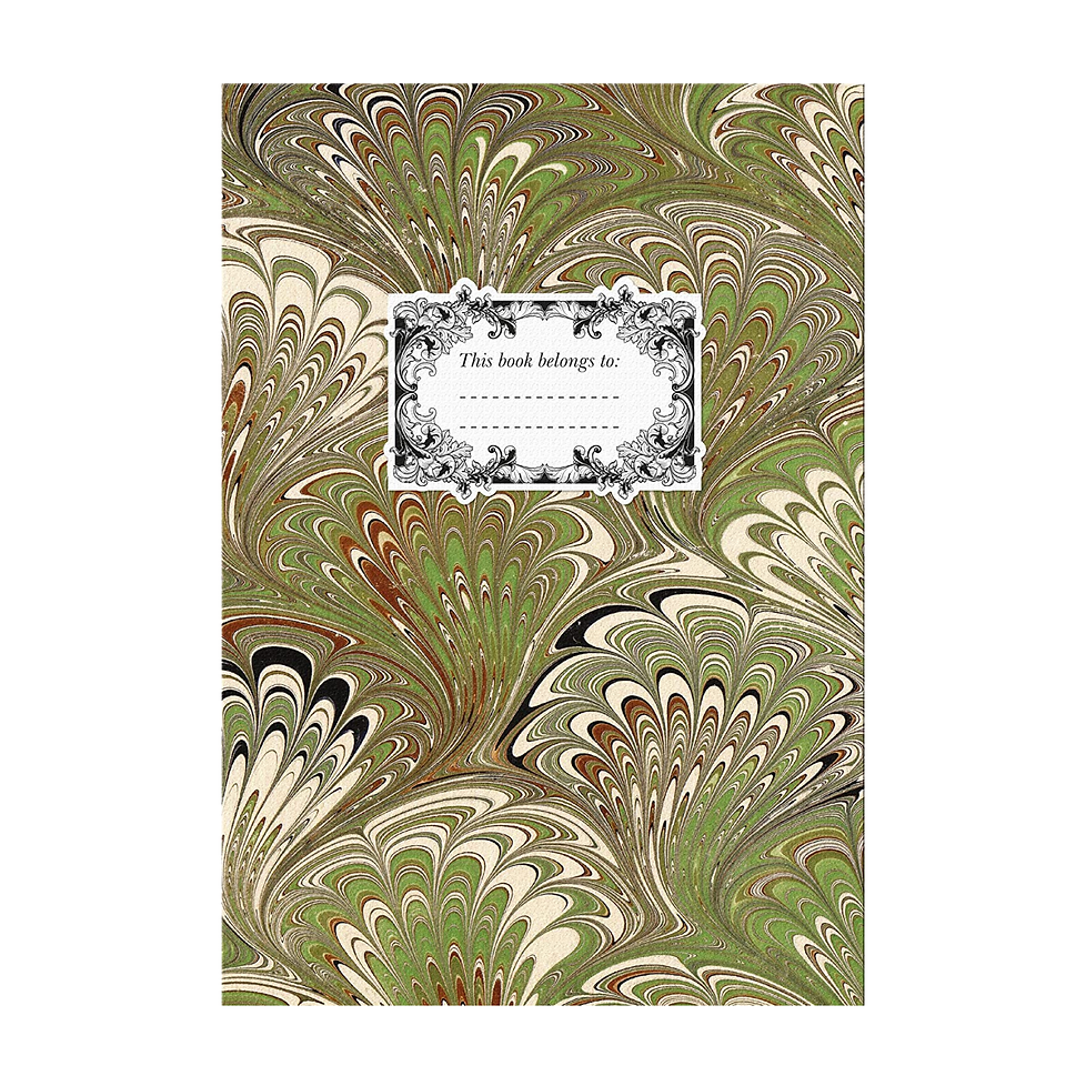 Gift Wrap - Marbled Paper