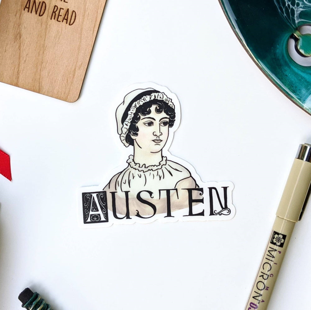 Jane Austen Sticker