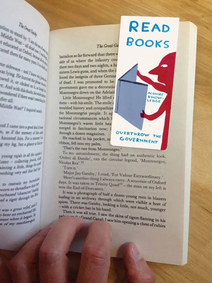 David Shrigley Read Books Magnetic Bookmark