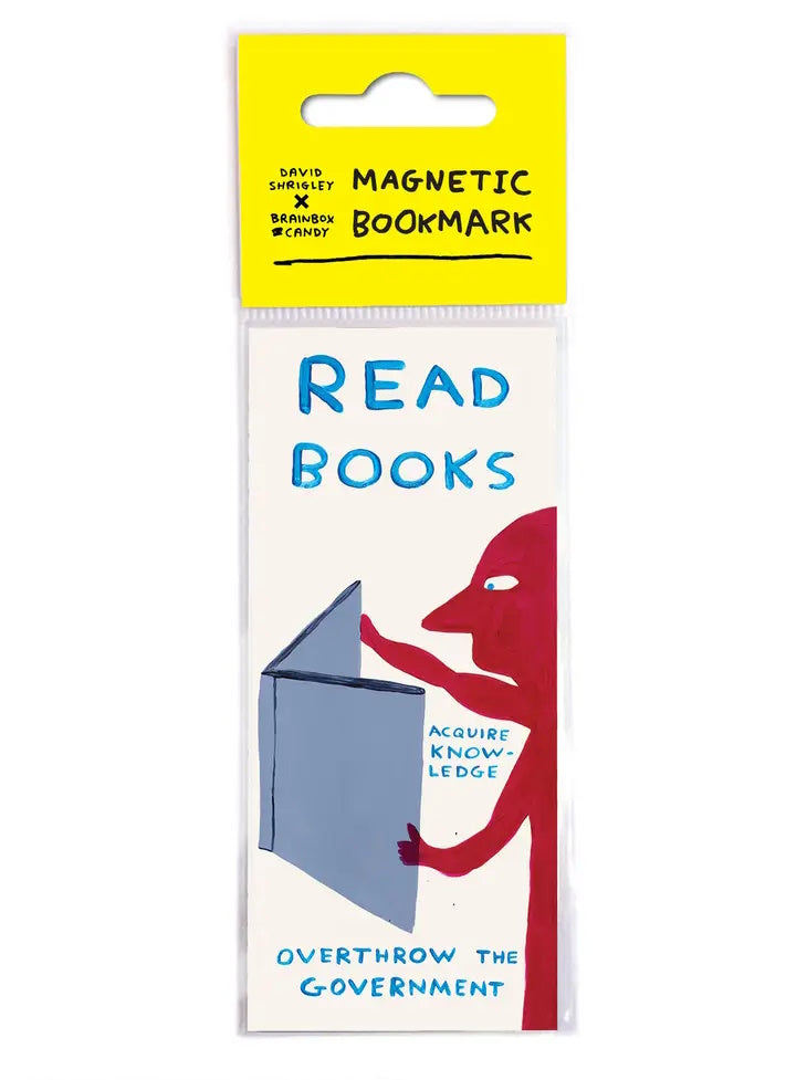 David Shrigley Read Books Magnetic Bookmark