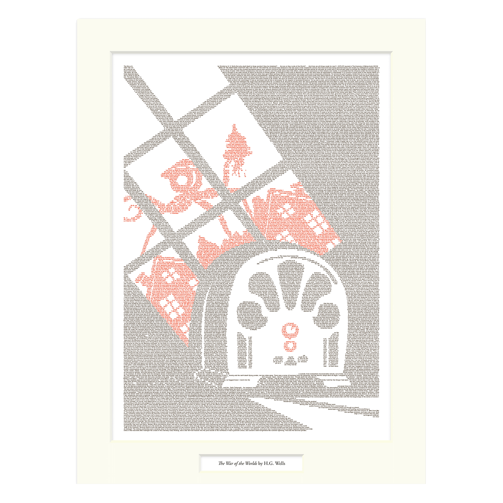 The War of the Worlds Matted Print
