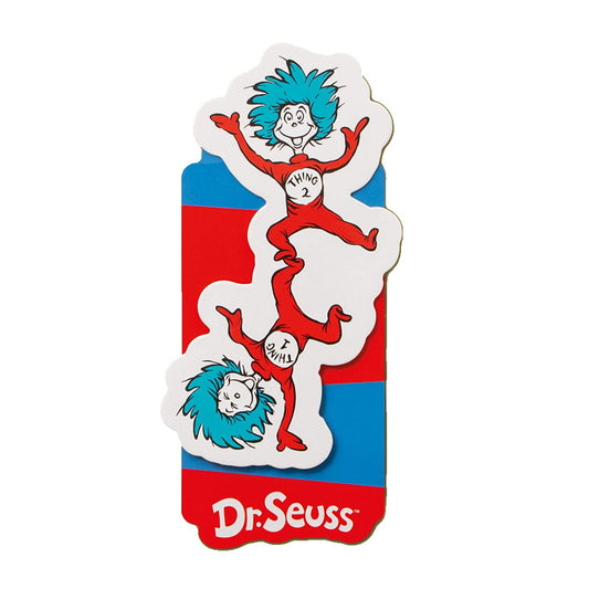 Dr. Seuss Thing 1 and Thing 2  Magnetic Bookmark
