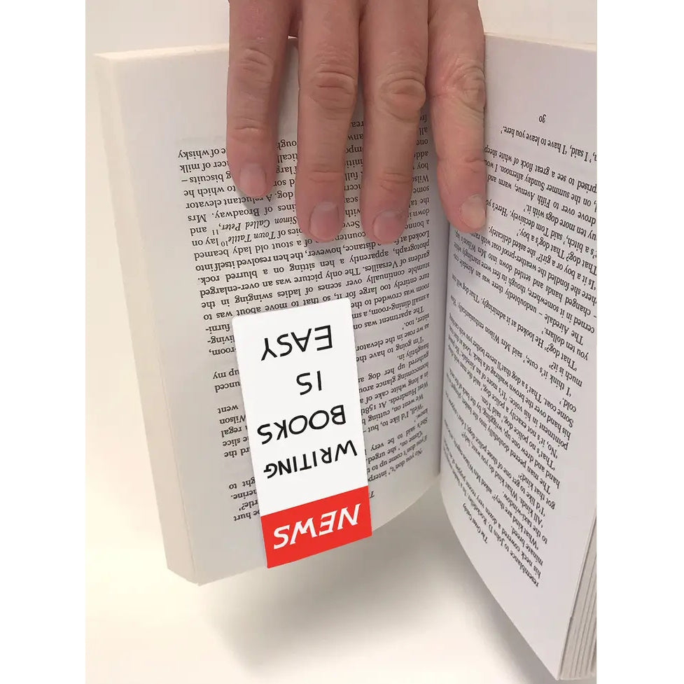 David Shrigley Writing Books is Easy Magnetic Bookmark