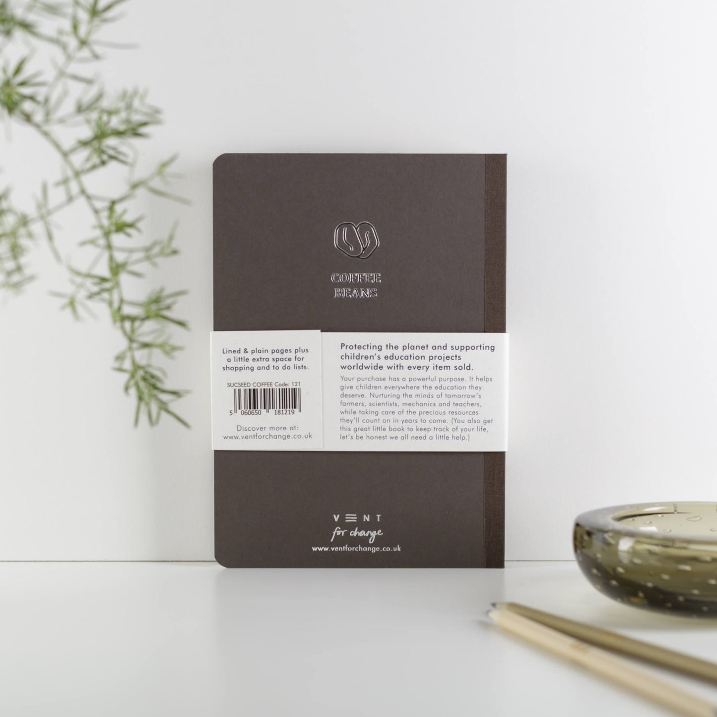 SUCSEED Sustainable Notebook - Coffee Beans