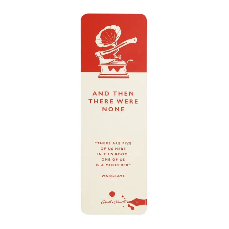 And Then There Were None Agatha Christie Bookmark