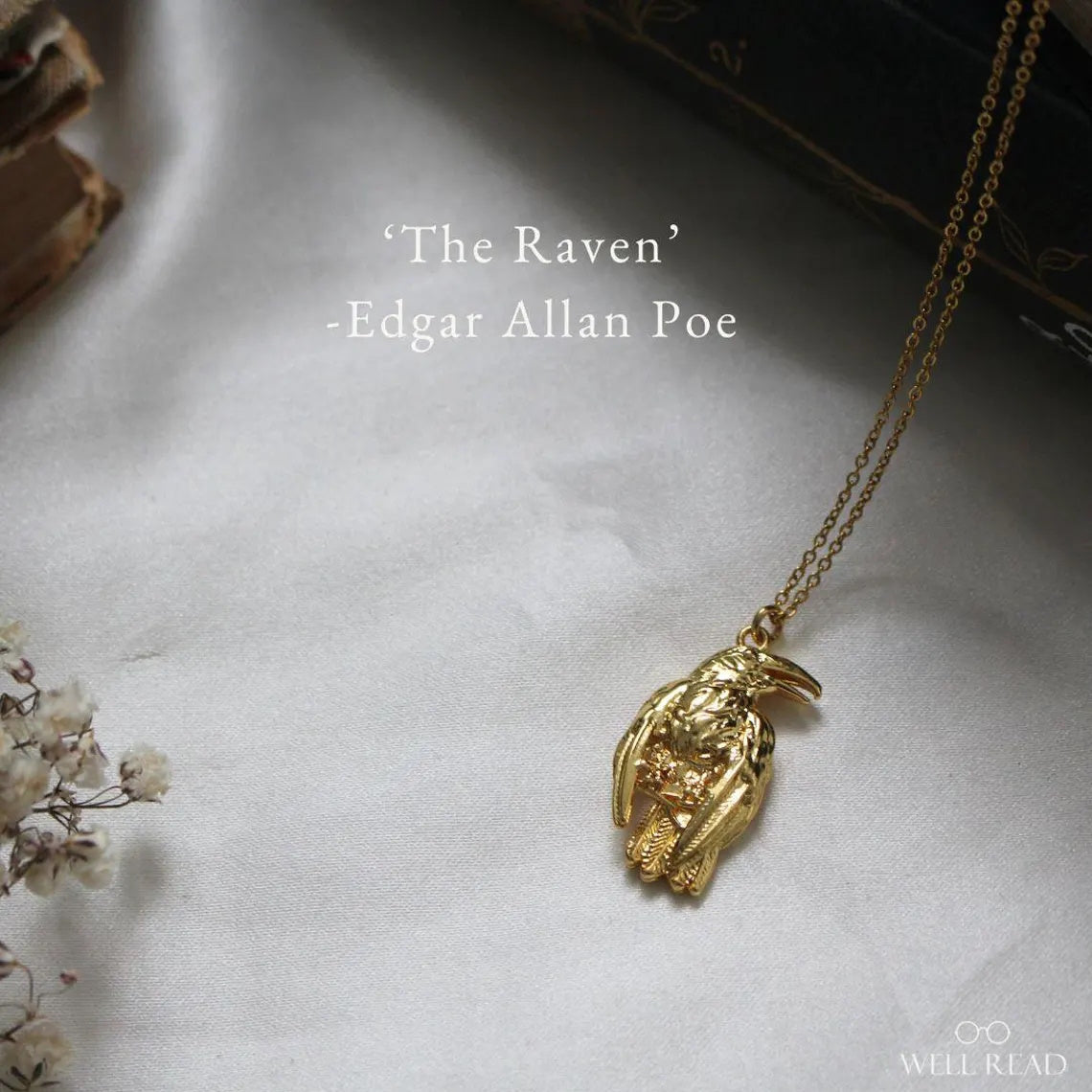 The Raven Edgar Allan Poe Necklace