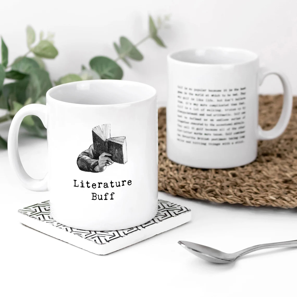 Literature Buff Ceramic Mug