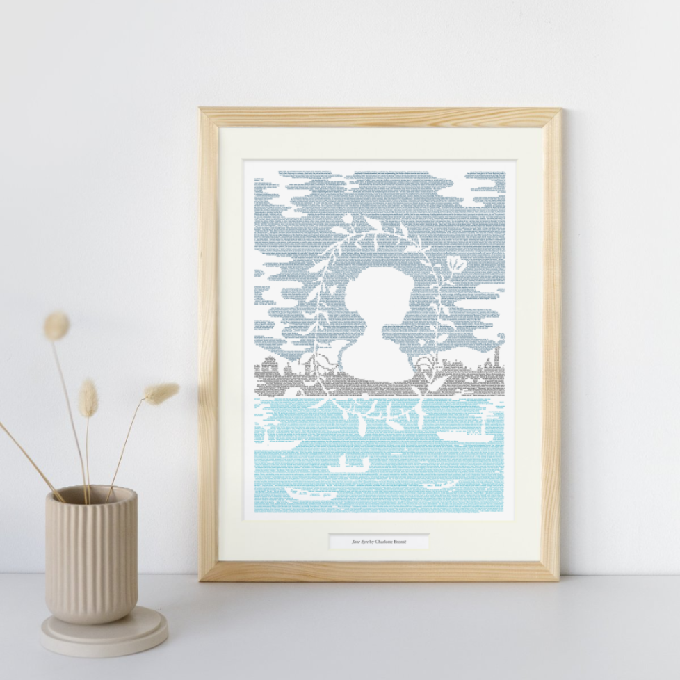 Jane Eyre Matted Poster Print