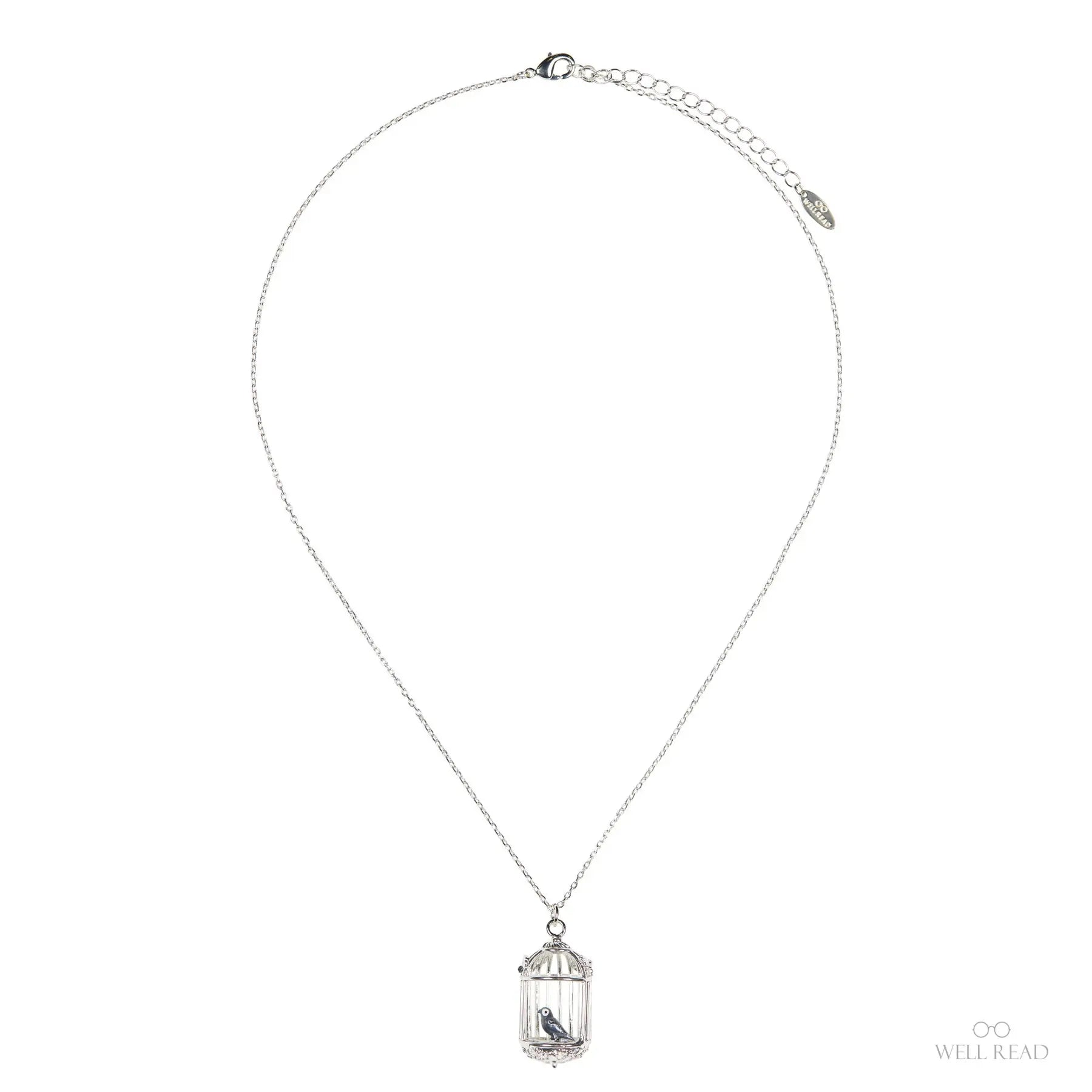 Jane Eyre Silver Bookish Pendant Necklace