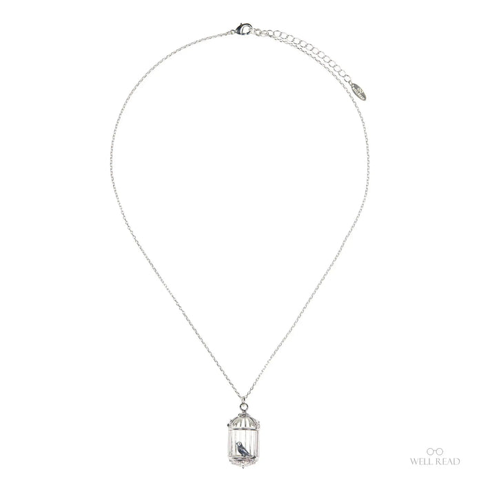 Jane Eyre Silver Bookish Pendant Necklace