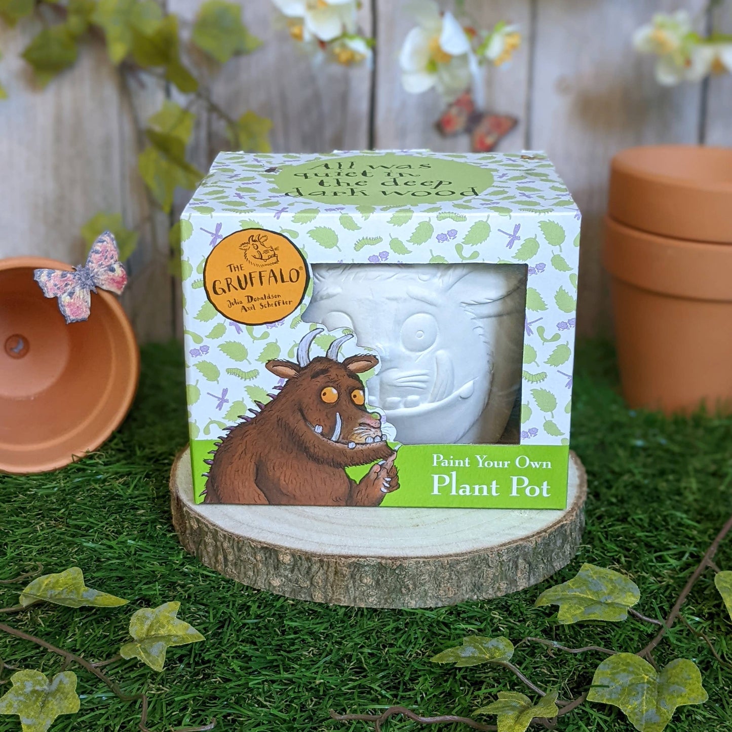 Paint Your Own Plant Pot - The Gruffalo